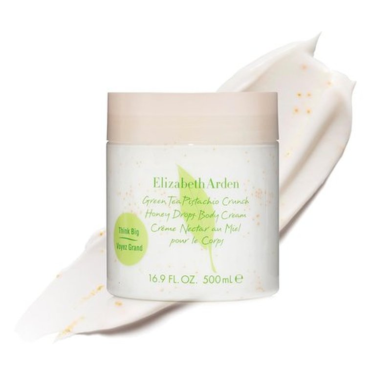 Elizabeth Arden Green Tea Body Cream - Pistachio Crunch Honey Drops Moisturizer for Dry Skin | 16.9 oz