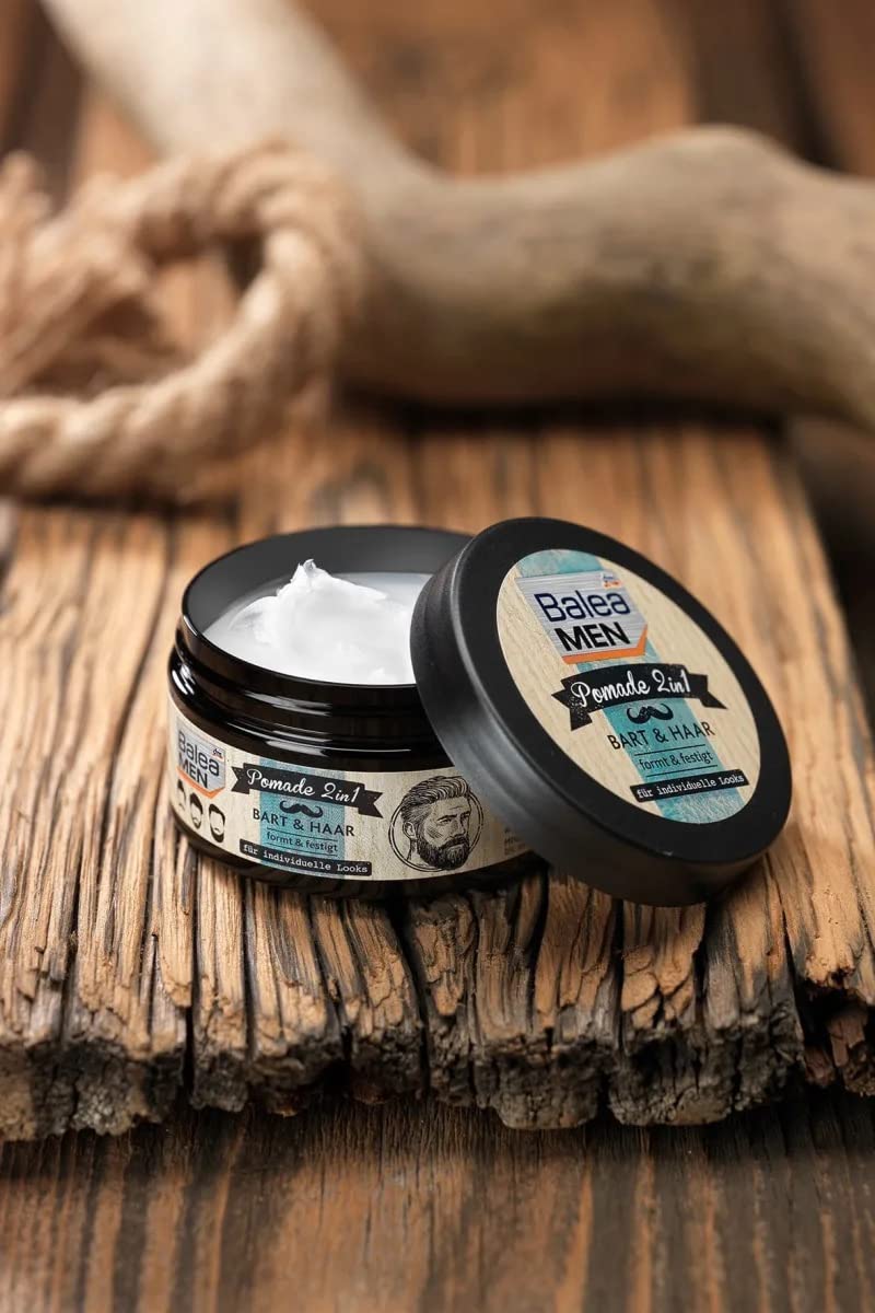Balea MEN Pomade 2in1 for Beard & Hair, 100 ml - German product