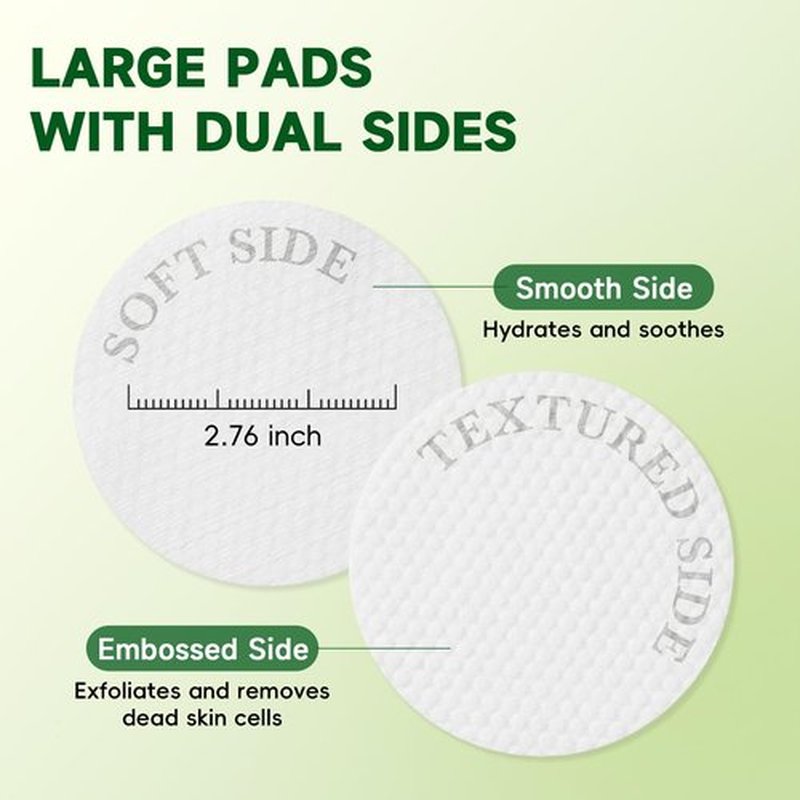 100 Count Toning Polish Pads, Skincare Toner Pads for Dark Spots, Wrinkles & Dull Skin - Hydrating Facial Treatment with Snail Mucin, Niacinamide, Peptides & Centella