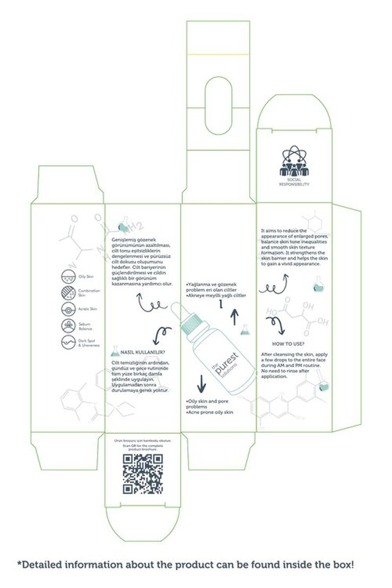 The Purest Solutions The Purest Solution Intensive Serum with Hyaluronic Acid, Salicylic Acid, Retinol Serum for Face - Vegan, Safe & Effective Pore Tightening Restoring, Niacinamide, Environmentally
