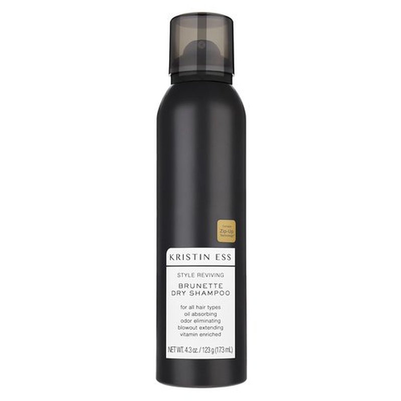 Kristin Ess Brunette Dry Shampoo - Oil Absorbing Formula with Vitamin C for Dark Hair | 4 fl. oz.