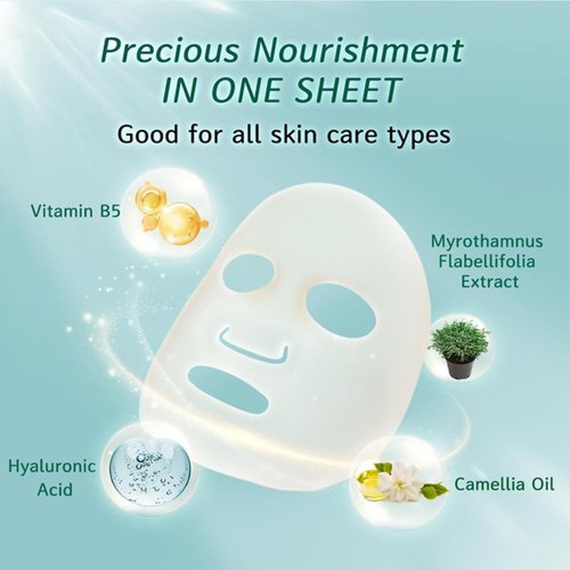 My Beauty Diary Rejuvenate Deep Hydration Mask, Moisturizing and Nourishing Facial Mask, Improve skin texture, Self Care Face Sheet Mask for Dry Skin and All Skin Types (5 pcs)