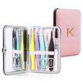 Initial K Tweezers with Mirror for Women Facial Hair, Best Gifts for Teen Girl/Daughter/Friend/Mom/Bridesmaid/Wife/Girlfriend, Unique Gift for Birthday/Anniversary/Mothers Day/Valentines Day/Christmas