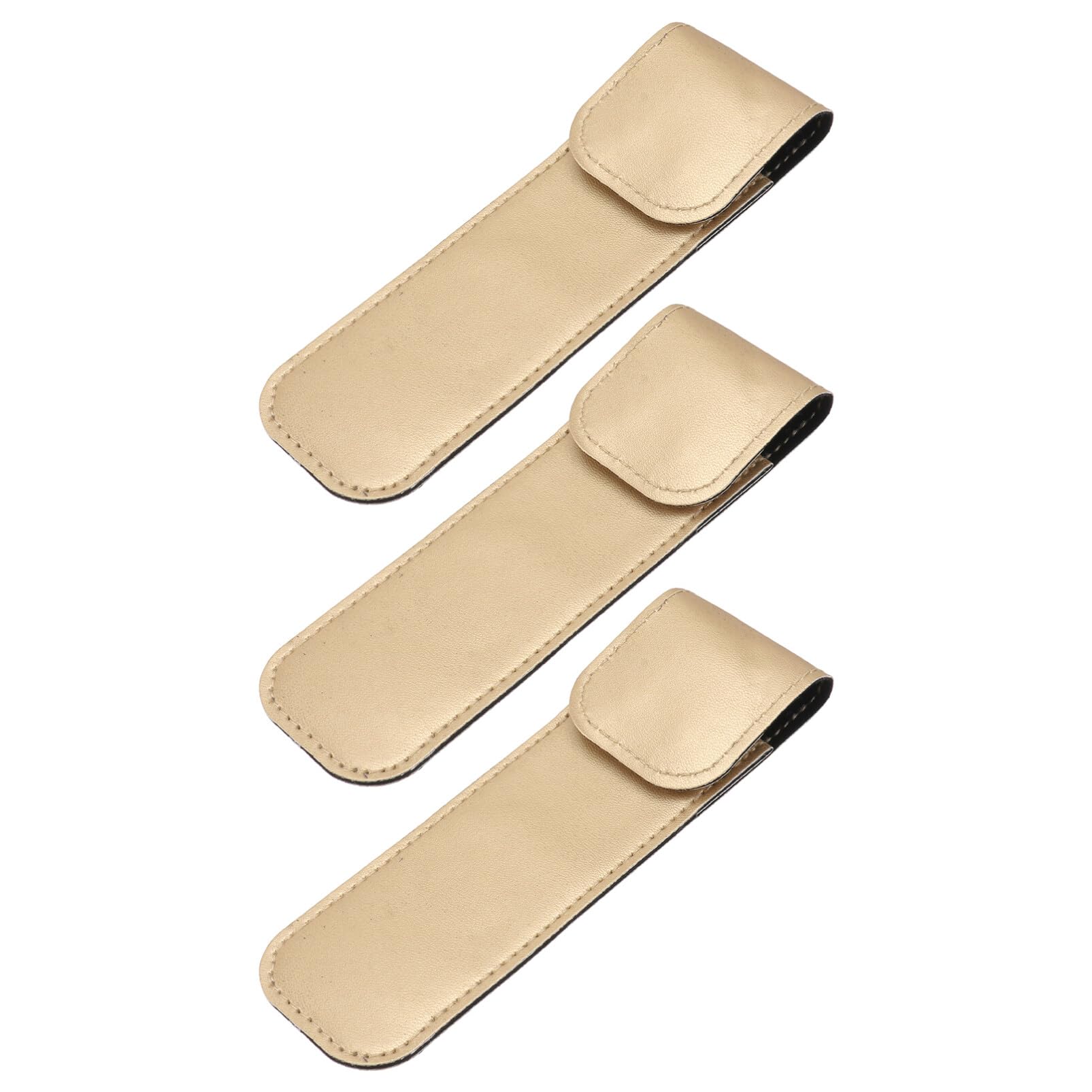 Beaupretty Pu Leather Tweezer Protective Case for Eyelash Grafting Shockproof Travel Storage Sleeve with Smooth Surface Lightweight 5.70X1.69X0.19In Portable Eyelash Tweezers Cover