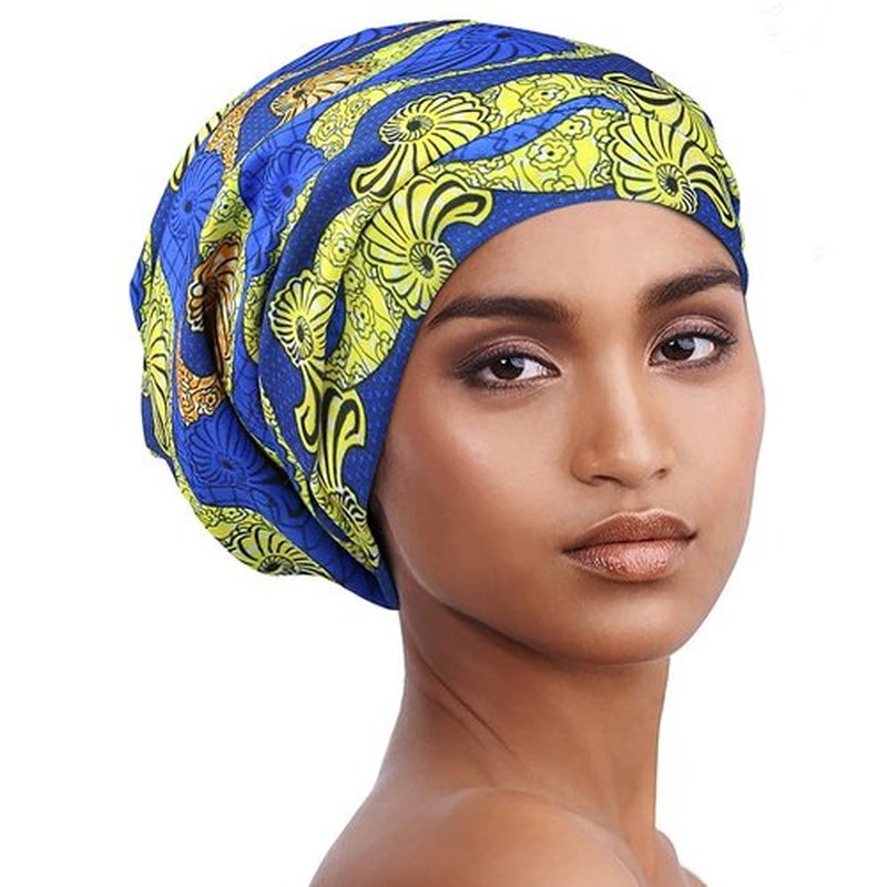 Sleep Cap Satin Bonnets Hat for Black Women Natural Hair Curly Hair Braids