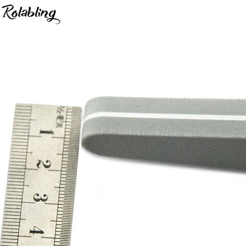 Rolabling Nail File 10 Pack 240/240 Grit Nail Buffer Manicure Pedicure Tools