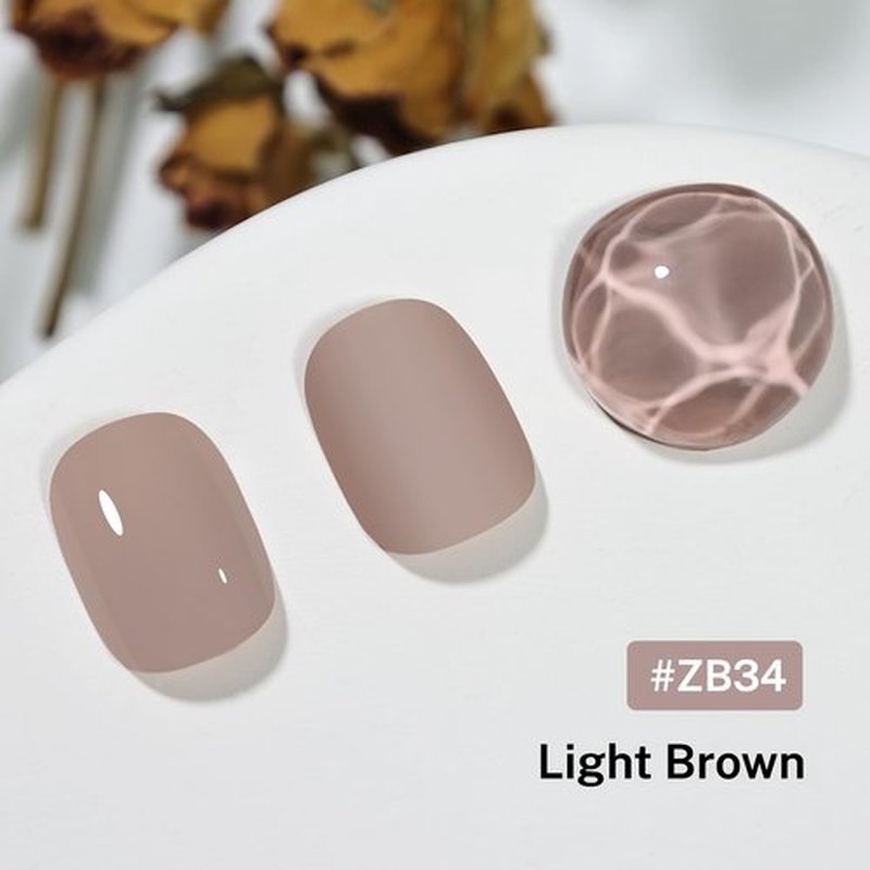OpenLive 16.5ml Light Brown Nail Polish - Quick Dry, Long Lasting Shine for DIY Nail Art