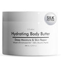 Skiennix Hydrating Silk Peptide Body Butter - Lightweight, Non-Greasy Moisturizer with Aloe Vera & Vitamin E for Dry Skin - Deep Nourishment & Hydration
