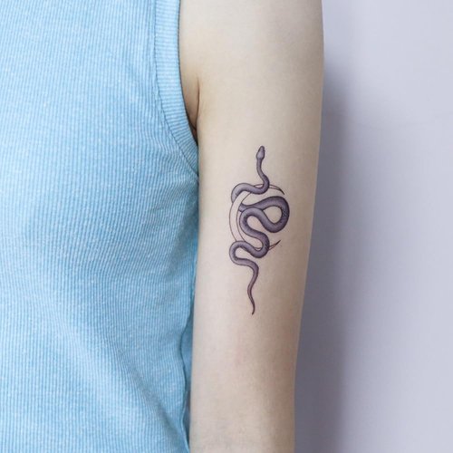 Oottati 6 Sheets Mystical Geometric Animal Temporary Tattoos for Adults, Rabbit Owl Snake Eagle Lion Whale Fake Tattoo Stickers, Waterproof Long Lasting Body Art for Arm Chest