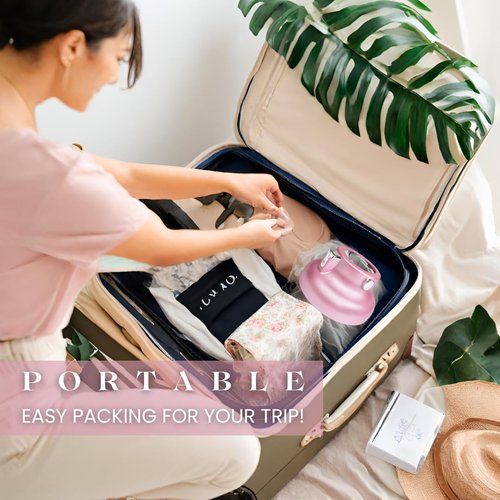 GIHALI Universal Hair Diffuser “Super Sturdy” 1.7 Inch to 2.6 Inch for Natural Curly and Wavy Hair, Hair Dryer Attachment (Pink 2 Aroma Upgrade)