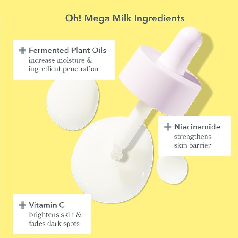 Beekman 1802 Hydrating Duo: Bloom Cream Daily Face Moisturizer & Oh! Mega Milky Oil | 1.69 oz + 1 fl oz
