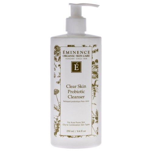 Eminence Clear Skin Probiotic Cleanser - Deep Cleanse & Balance Oily Skin | 8.4 Ounce