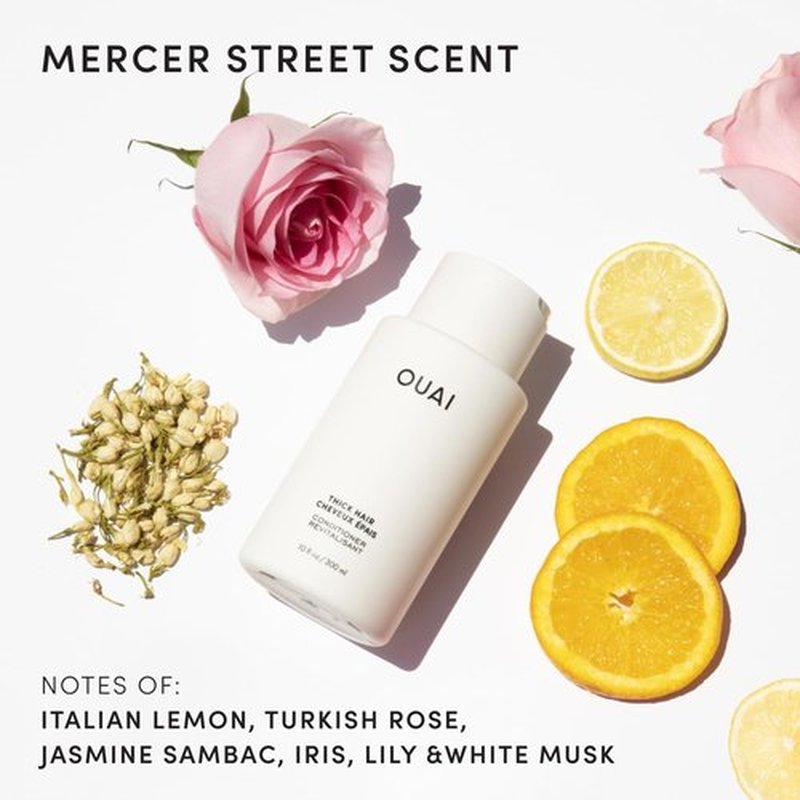 OUAI Thick Hair Conditioner Refill - Moisturizing Formula for Dry, Frizzy Hair - 32 Oz, Paraben & Sulfate Free