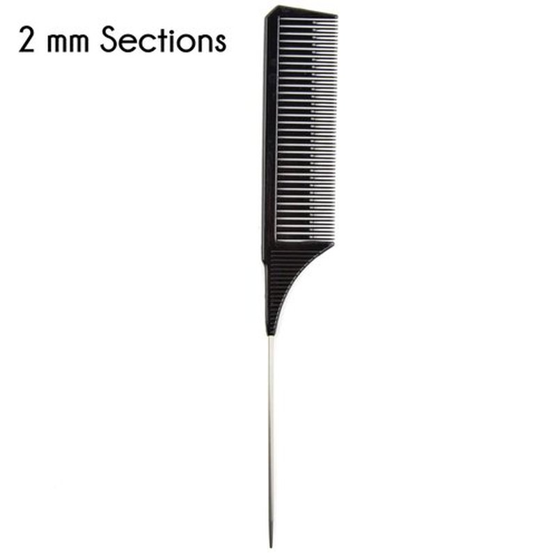 Highlighting Combs Set of 3 – Black Foiling, Pin Tail, and Weaving Combs for Precise Sectioning and Hair Highlighting – Salon Comb Pack