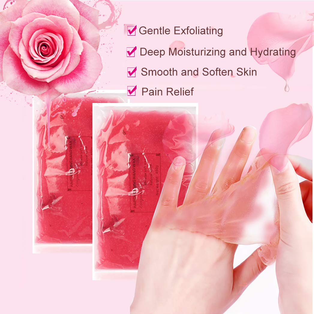2.7L Paraffin Wax Machine Moisturizing Paraffin Bath Hand Therapy Warmer Kit for Smooth and Soft Hands Feet Skin Salon Spa Paraffin Equipment Rapid Heating Easy to Use