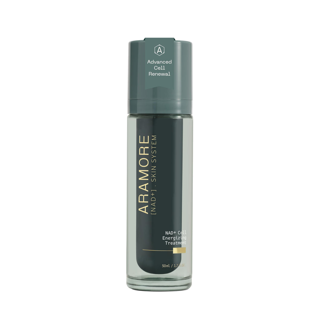 Aramore NAD+ Cell Energizing Skin Care Treatment with Proprietary NAD+ Precursor Complex, Clinically Proven to Target 12 Signs of Aging - 50ml