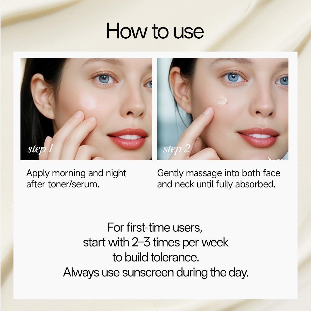 WNP Gentle Retinol Cream for Sensitive Skin, 10×Deep Transdermal Night Cream Anti-Aging Face & Neck Moisturizer with Ceramides, Peptides, Pro-Xylane, Wrinkle Cream for Fine Lines, Firming, Hydrating