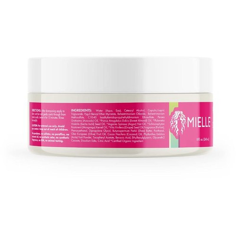 Mielle Organics Mongongo Oil Deep Conditioner - Hydrating Formula for Dry, Damaged Hair | 8 Fl Oz