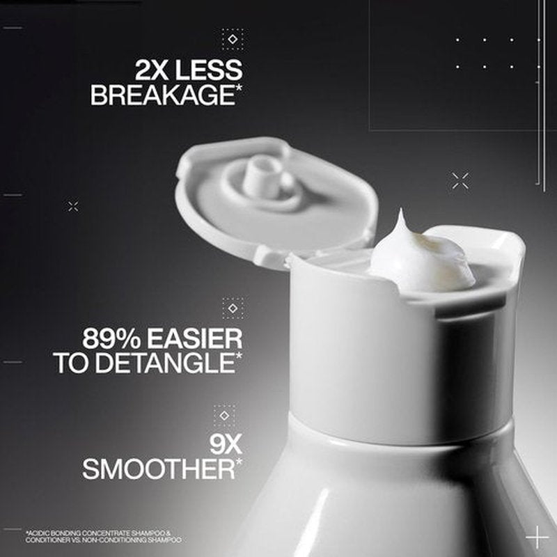 Redken Acidic Bonding Concentrate Conditioner - Strengthens & Repairs Damaged Hair, Sulfate-Free with Citric Acid