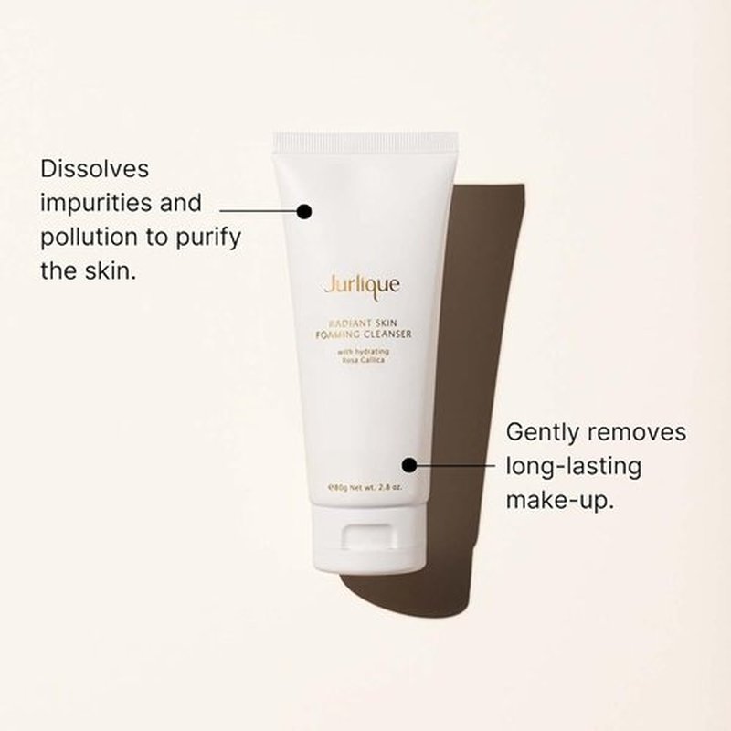 Jurlique Radiant Skin Foaming Cleanser - 2.8 fl oz | Gentle Facial Cleanser for All Skin Types