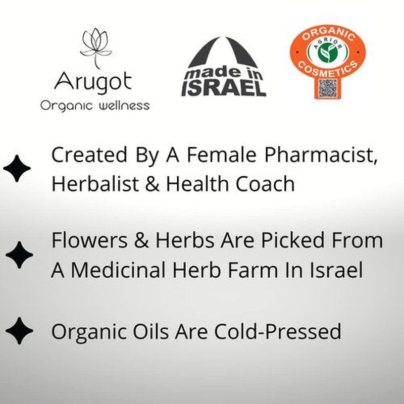 Arugot Organic Fresh And Happy Bar Soap, Made In Israel Premium All Natural Climate Friendly - Bath & Body Wash, Cleans & Hydrates Skin - Moisturizing Facial Cleanser