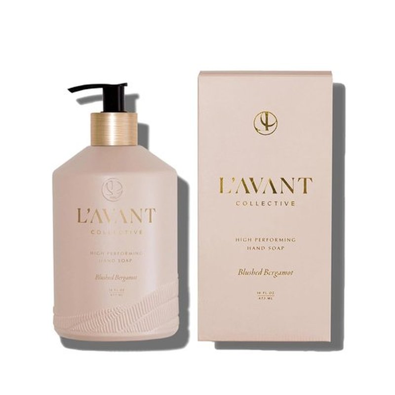 L'AVANT Collective Hand Soap - Luxurious Bergamot & Orange Blossom Scent | 16 Fl Oz Reusable Glass Bottle