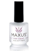 MAXUS Nails Quick-Dry Top Coat – High Shine, Chip-Resistant, Non-Yellowing & Long-Lasting Nail Polish Protector – Vegan, 10-Free, Clear Glossy Finish, 0.5 Oz