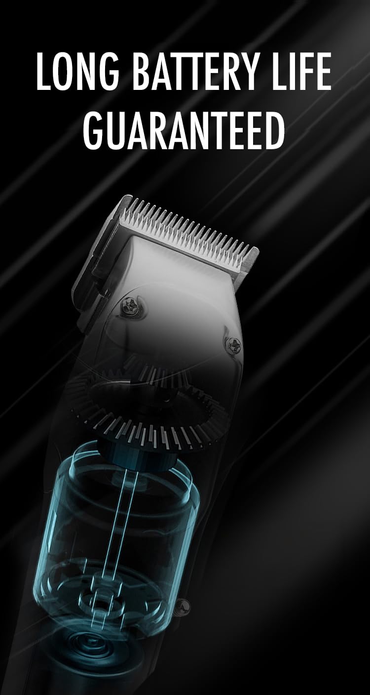 Tips for Clips Professional Hair Clippers for Men - Cordless Hair Clippers Machine - Barber Electric Hair Trimmer Men Clippers & Accessories Set - Grooming Beard & Hair Cutting Kit (13 Pieces)