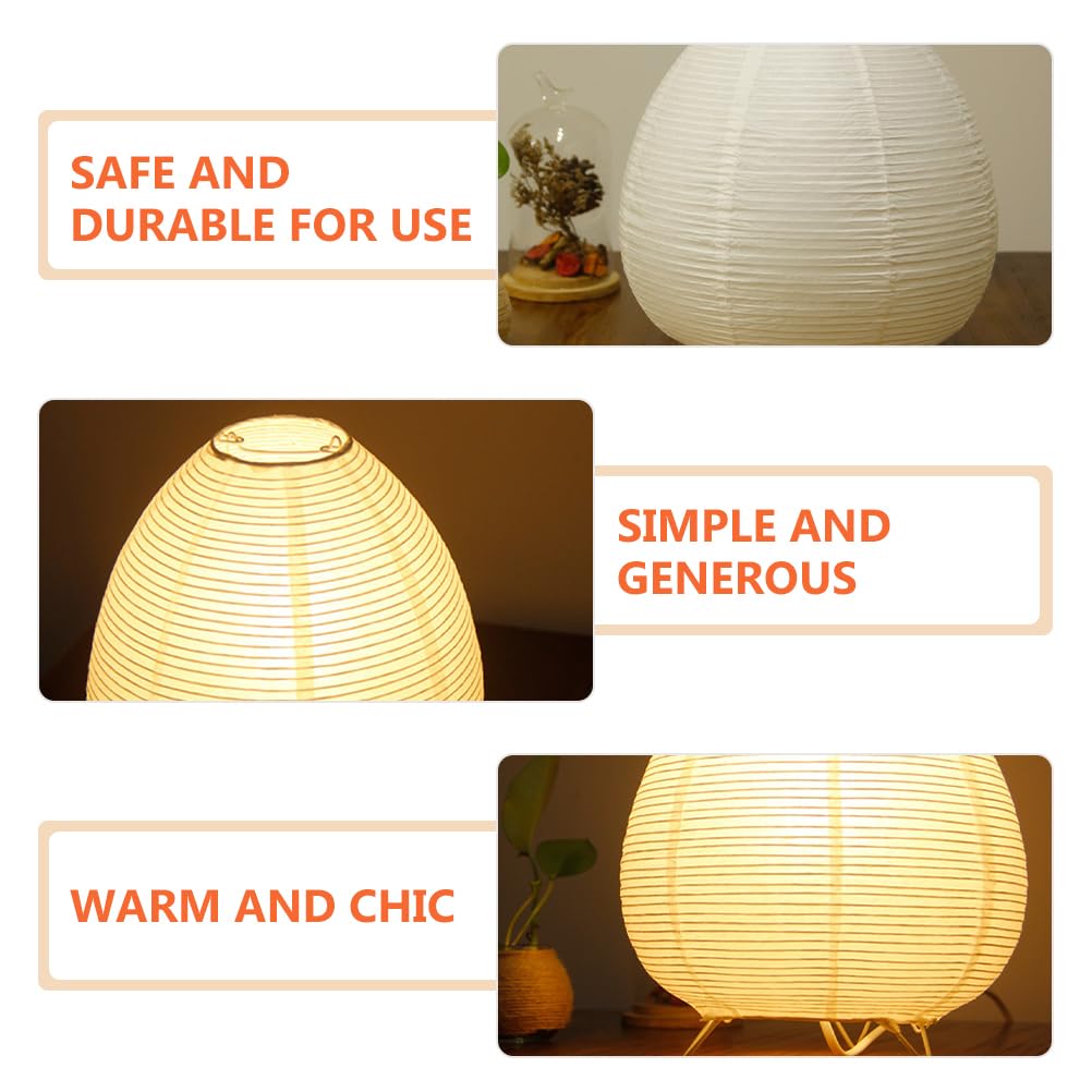 Rice Paper Lamp Bedside Light Kids Paper Small Night Light Bedroom Lantern Us Plug Lamp Shade Lamps Table Modern Modern Table Lamps for Bedroom