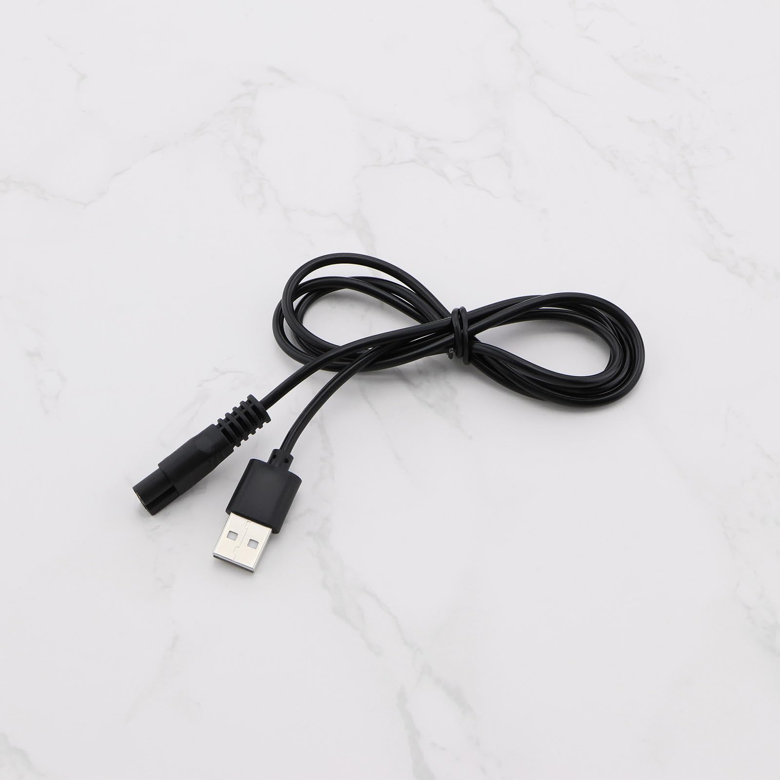 eMagTech 2Pcs 5V Shaver Trimmer USB Charger Cable Replacement Part Compatible with Brio Beardscape Hair Shaver Trimmer Power Cord and Other Shaving Tools