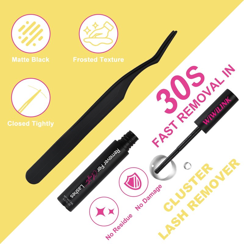 WiWiLINK Lashes California Sunset Kit Manga Lash Clusters Kit 8-18mm Wispy Eyelash Clusters DIY Lash Spikes Waterproof Anime Extension 0.3mm Ultra-Thin Band Individual Cluster Eyelash Extensions Kit