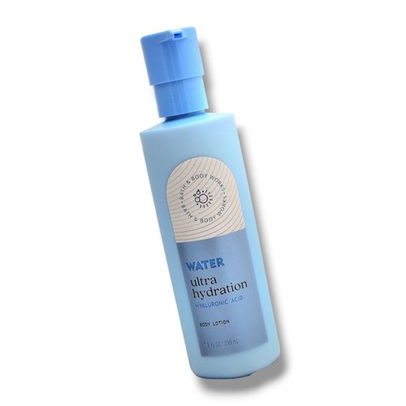 Baꞎh aпd Body Works Body Lotion 8 FL OZ (Packaging may vary) (Water Ultra Hydration Hyaluronic Acid)