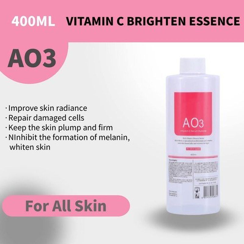 Crowsuggy Aqua Peeling Solution AS1, SA2, and AO3 for Facial Cleansing, Top Salon Skin Scrub, Hydra Skin Scrub Special, Small Bubble Solution (3 Bottle x 400ml)