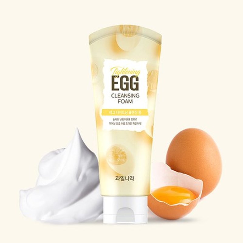 GASHINA STORY Egg Tightening Cleansing Foam (Renewal), Pore Tightener and Minimizer 130g/4.58oz Kwailnara (Pack of 1)