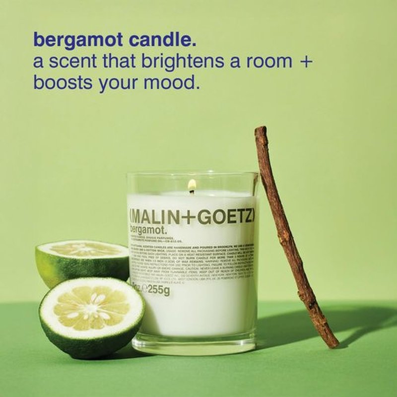 MALIN+GOETZ Bergamot Hand & Body Wash - Vitamin B5 Enriched Treatment & Scented Candle | Bright Side