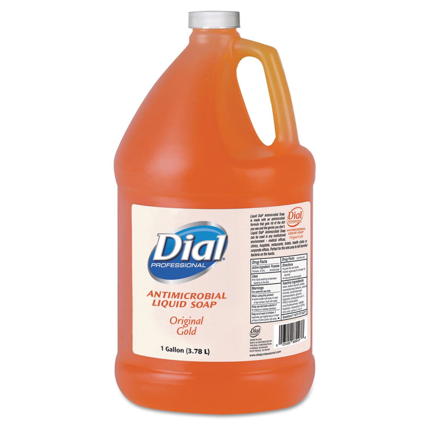 Dial® Liquid Hand Soap, 1 Gallon (Pack of 4)