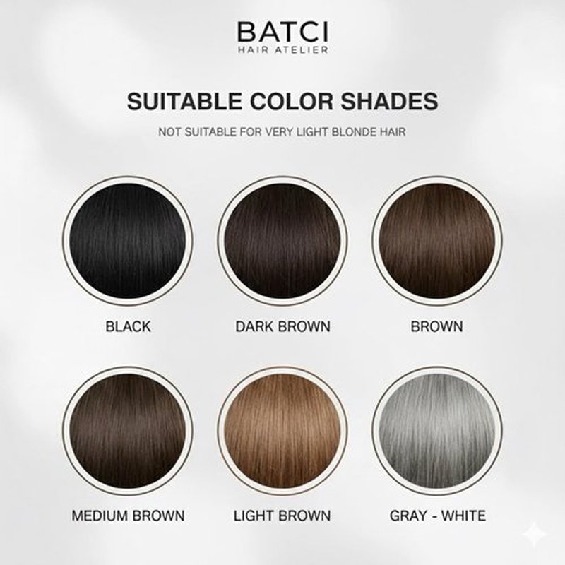 Batci Hair Concealer Cream - Non-Fiber Scalp Concealer for Thinning Hair & Bald Spots | Sweat/Water Resistant, 1 fl oz (30ml)