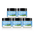 Kweqdsd 5 Pack Organic Grass-Fed Beef Tallow Balm with Raw Honey, Grass Fed Beef Tallow Face Moisturizer, Natural Tallow Skin Care Cream Body Butter, Nourish and Soothe Dry Skin