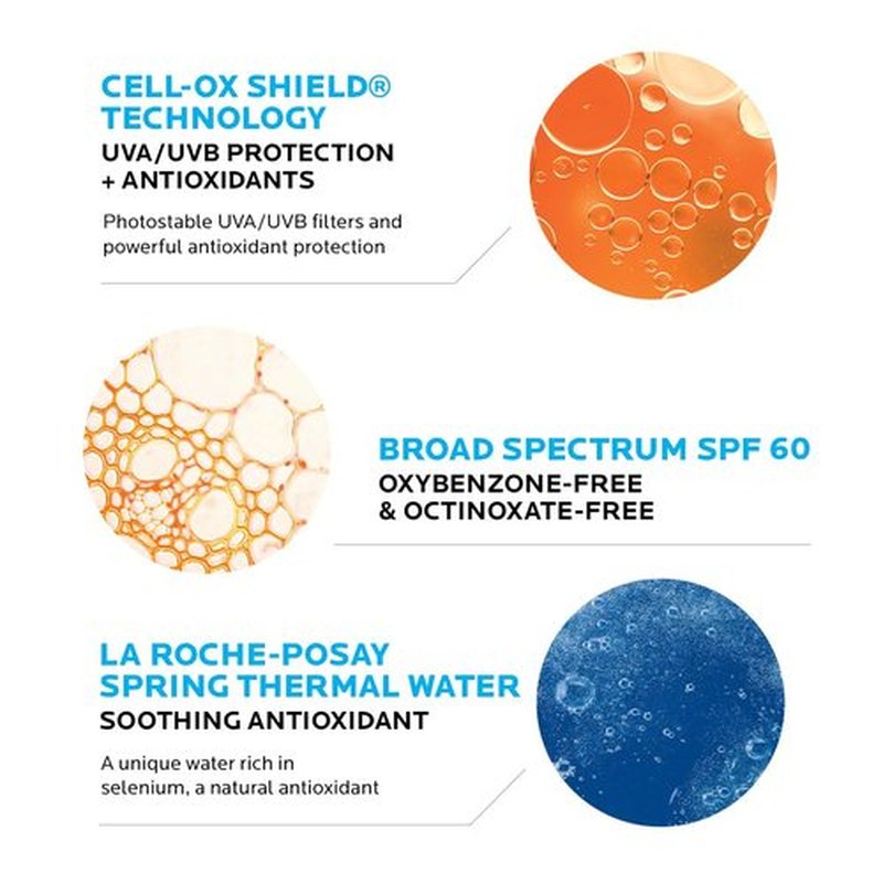 La Roche-Posay Anthelios Melt-In Milk Sunscreen SPF 60 - Lightweight, Oil-Free, Fast Absorbing Protection for Body & Face