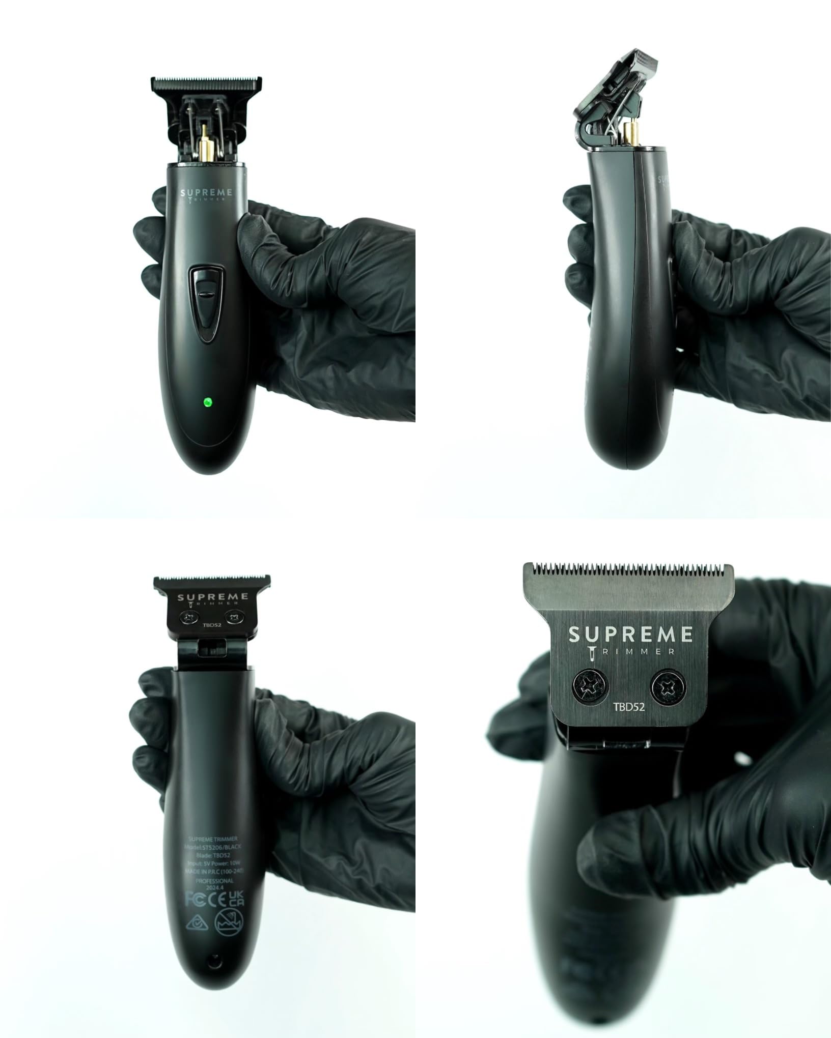 Supreme Trimmer DLC T Shaper| Professional Barber Trimmer Hair Clippers for Men (120 Min Run Time) Cordless Hair Trimmer Zero Gapped Liner Beard Trimmer | ST5215 Red