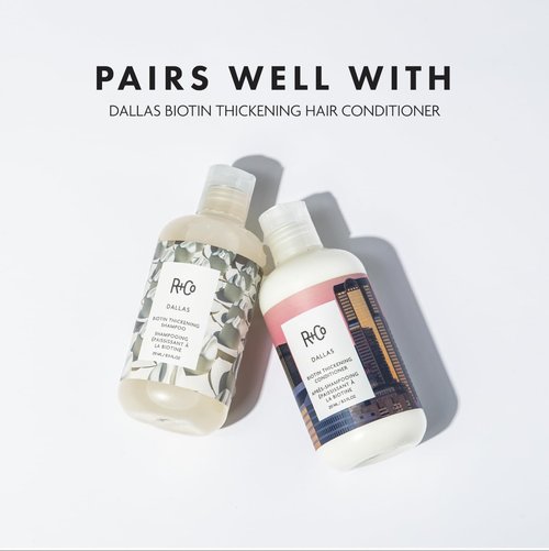 R+Co DALLAS Biotin Thickening Shampoo - Volumizing & Strengthening Cleanser for All Hair Types