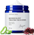 Crogooe Natural Soothing Eczema Cream for Dry & Itchy & Sensitive Skin - Fragrance-Free Moisturizer with Sea Moss, Aloe Vera & Oats for Intense Hydration & Comfort ，Safe for All Ages (4 oz)