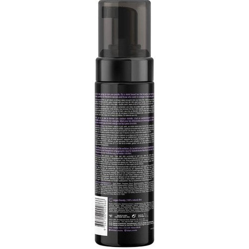 b.tan Violet Self Tanner Kit - Dark Tanning Mousse with Mitt Applicator, 1 Hour Express, Vegan, 6.7 Fl Oz