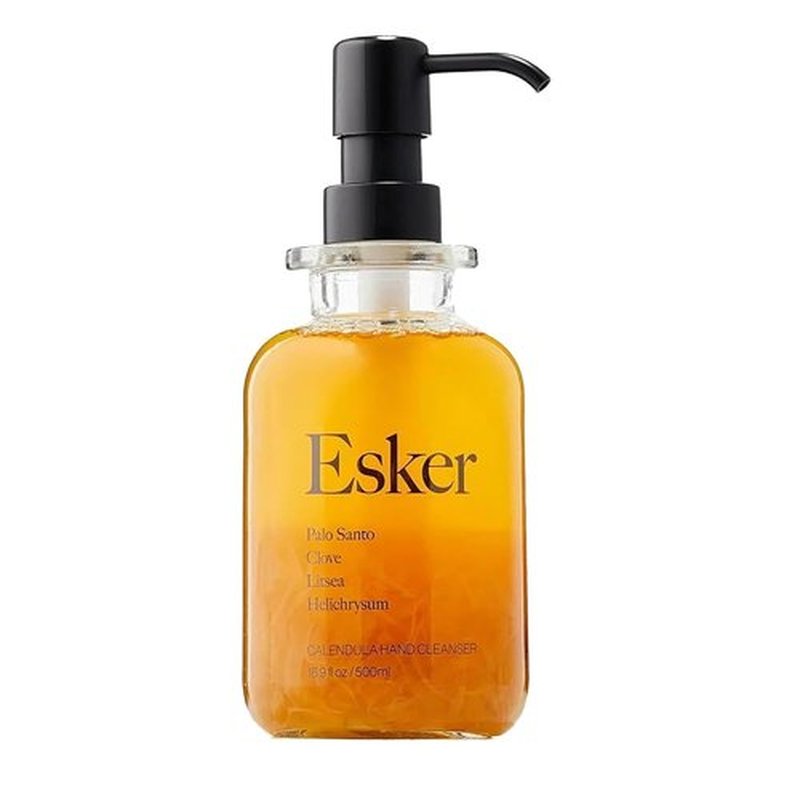 ESKER Calendula Hand Cleanser - Luxury Plant-Based Foaming Wash | Infused with Calendula & Essential Oils, 16.9 fl oz
