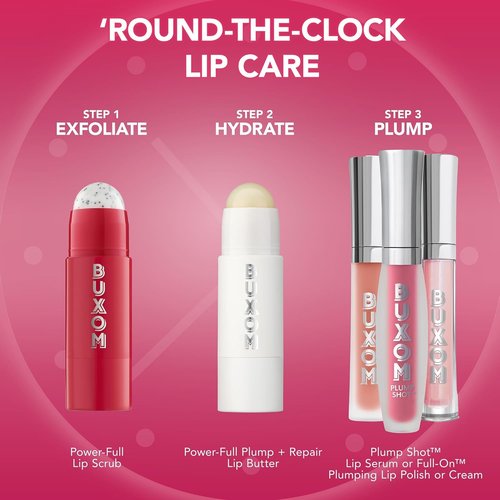 BUXOM Power-Full Lip Scrub, Dragon Fruit