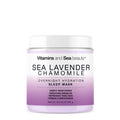 Vitamins and Sea Beauty Sea Lavender Chamomile Sleep Mask – Overnight Hydration Face Mask with Botanicals, Deep Moisturizing & Firming, 8.5 oz