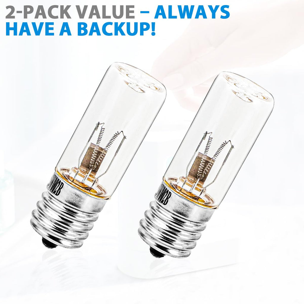 2 Pcs for Philips Sonicare HX6150 HX6160/D HX7990 Charger Appliances Bulbs 3W 10V UV Replacement Bulbs