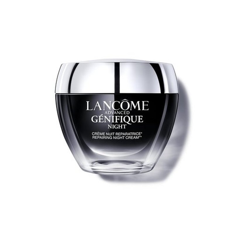 Lancôme Advanced Génifique Night Cream - Overnight Skin Barrier Repair - Bifidus Prebiotic, Hyaluronic Acid & Triple Ceramide - 1.7 Fl Oz