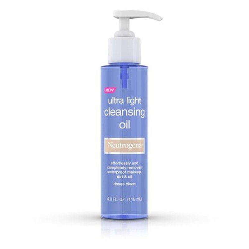 Neutrogena Ultra Light Facial Cleansing Oil - Non-Comedogenic Makeup Remover, 4 Fl. Oz
