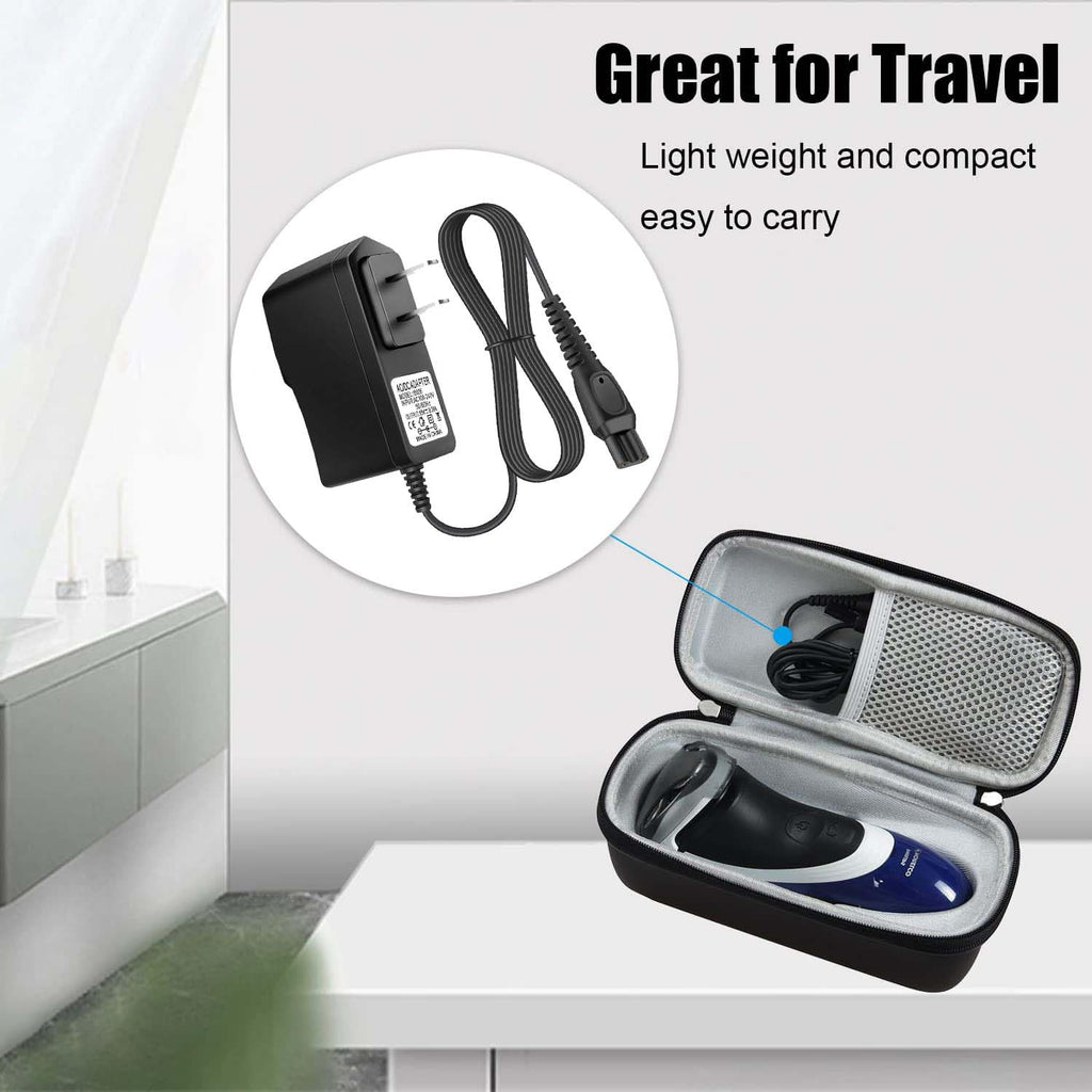 HQ8505 Charger for Philips Norelco 7000 5000 3000 8000X 8500X 9000 Series MG7 S1560 Electric Beard Trimmer 15V AC Adapter Power Supply Cord